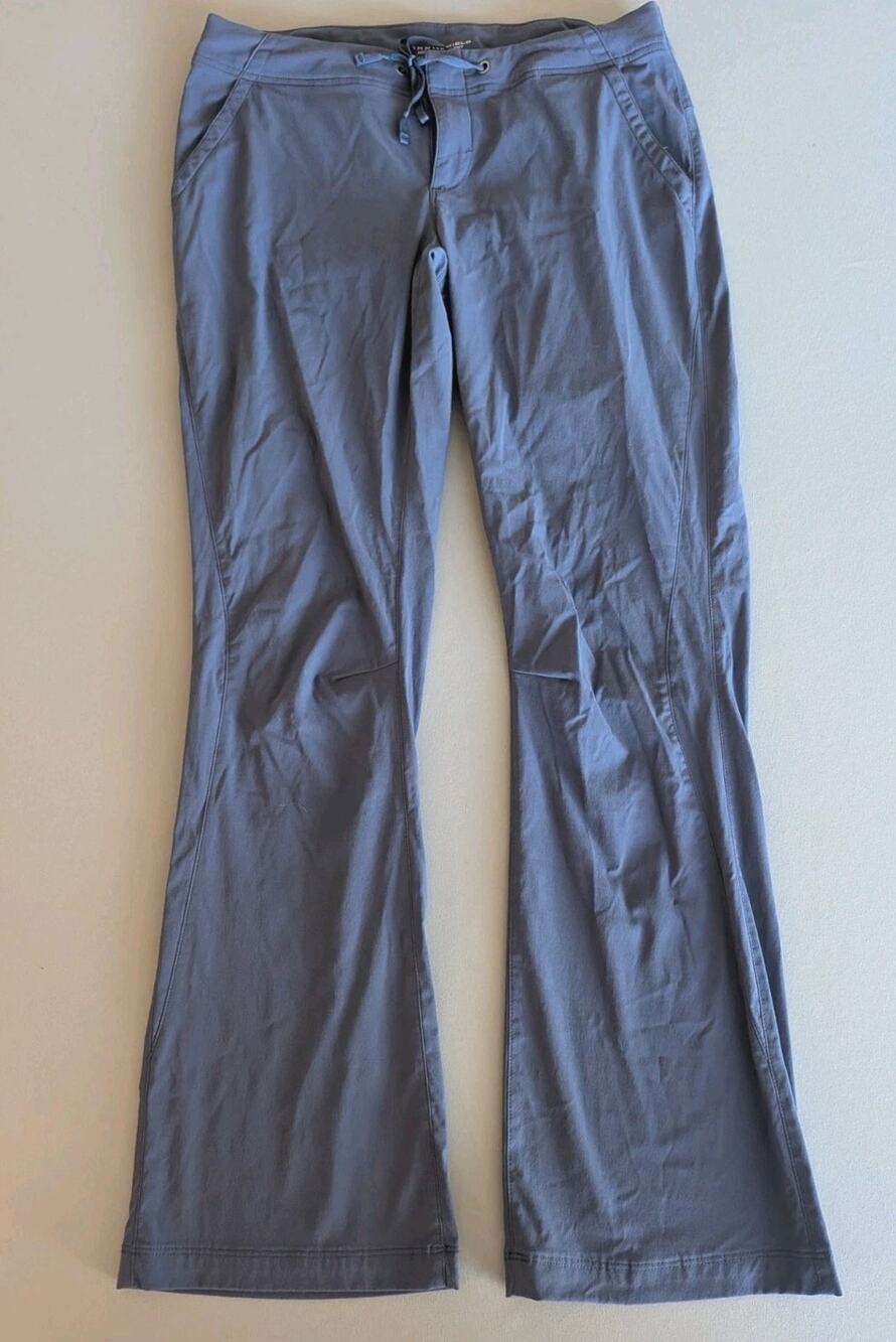 Columbia Anytime Pants Omni Shield 10 Bootcut Blue Stretch Hiking Outdoor Trail